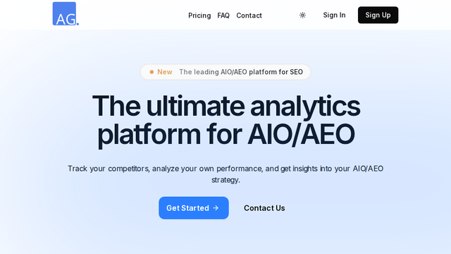 Adgent - AEO/GEO tracking for enterprises