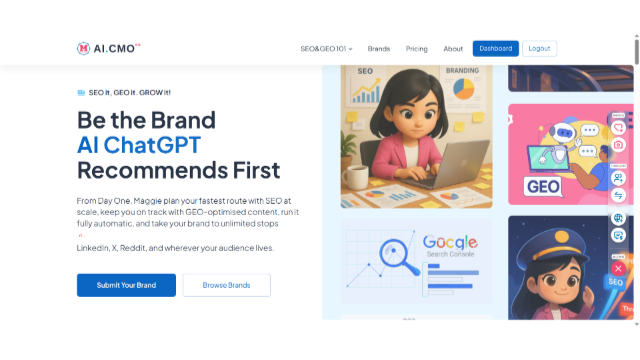 AI CMO.SO, UK’s 1st AI Marketing OS built for Next-gen Brands | AI SEO, GEO, Automation