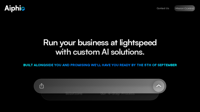 Aiphio | Custom AI Solutions Built with You, Not for You