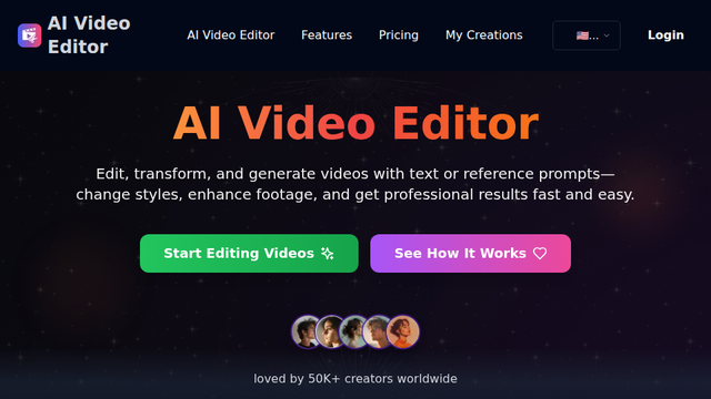 AI Video Editor – Edit, Transform & Generate Videos Online