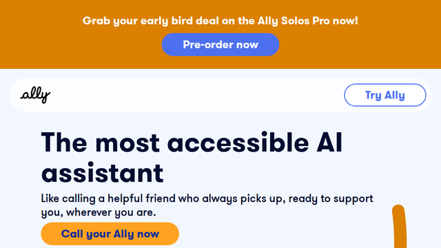 ally - the accessible ai assistant