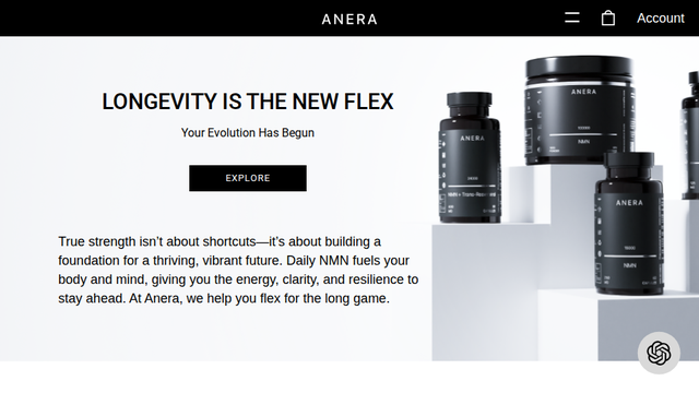 Anera™ Life | Best NMN Supplement in Canada and USA To Boost Your Vitality Today