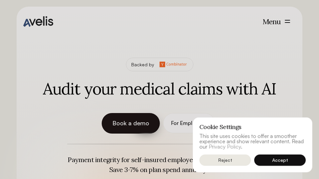 Avelis Health - Reduce your health plan spend