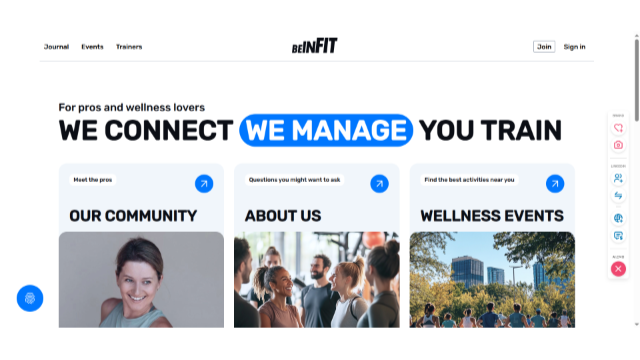 BeInFit Connect: Revolutionizing Health and Wellness through Community and Technology