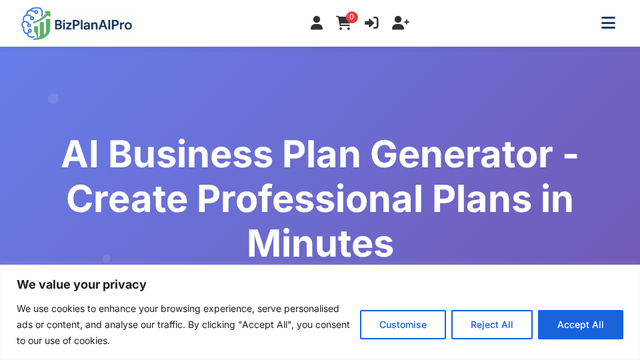 AI Business Plan Generator - Create Investor-Ready Plans Fast | BizPlan AI Pro