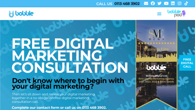 Digital Marketing Leeds | PPC & SEO Leeds | Bobble Digital