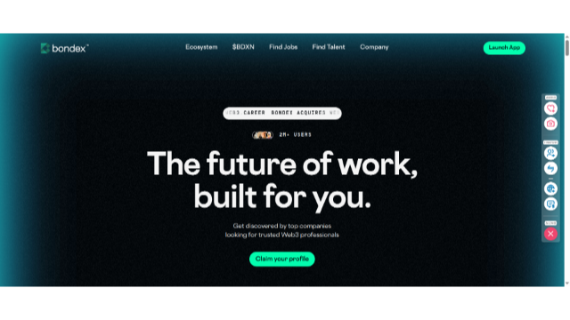 Bondex: The Web3 Professional Network for Career Growth