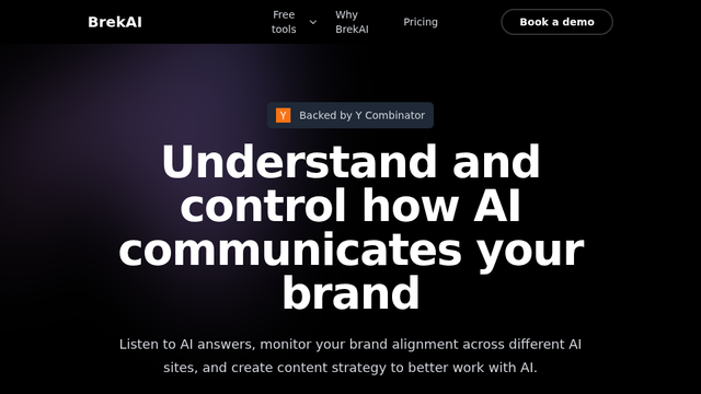 BrekAI | Understand and control how AI communicates your brand