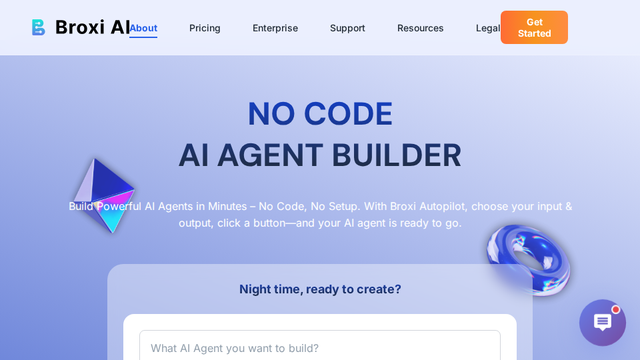 Broxi AI - No Code AI Agent Builder