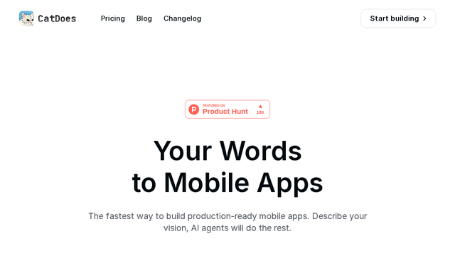 CatDoes - Your Words to Mobile Apps