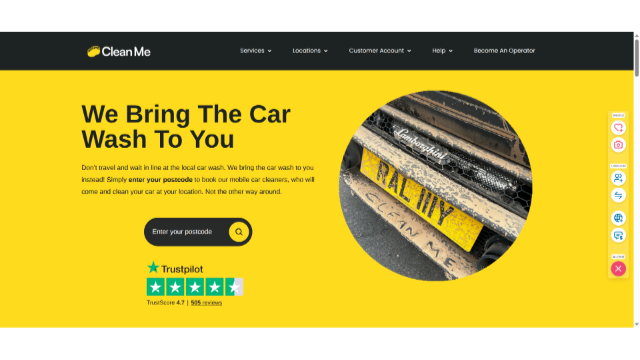 Clean Me | Book A Mobile Car Wash Across The UK