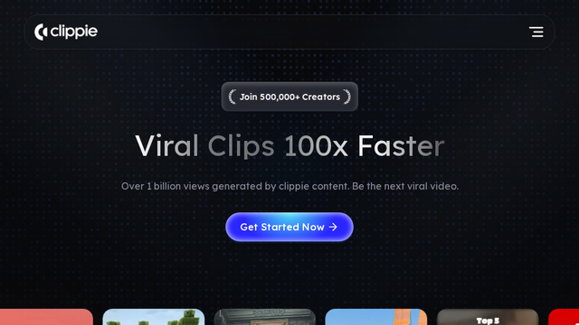 Clippie AI - Create Viral Faceless Youtube Videos in Seconds
