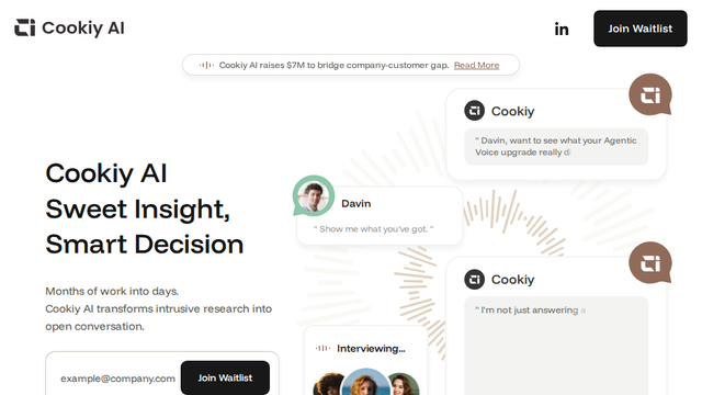 Cookiy AI | Faster insights with AI-led interviews