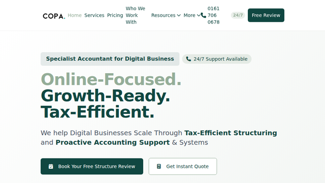 Digital Business Accountants Manchester | COPA Accounting