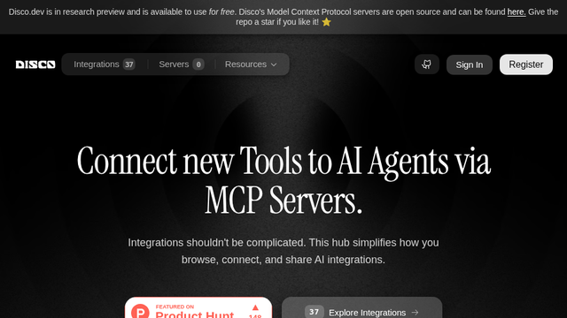Disco.dev: Plug-and-Play Open Source MCP Servers
