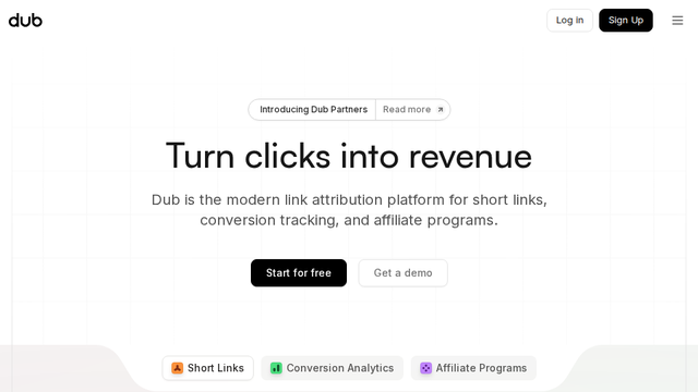 Dub - The Modern Link Attribution Platform