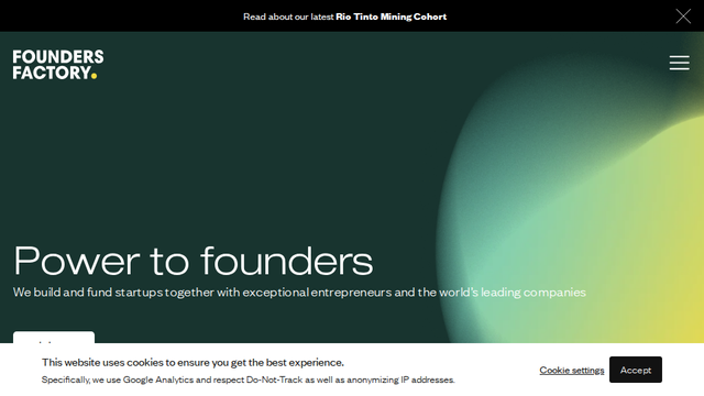 Founders Factory: Venture Studio and Startup Accelerator - Founders Factory