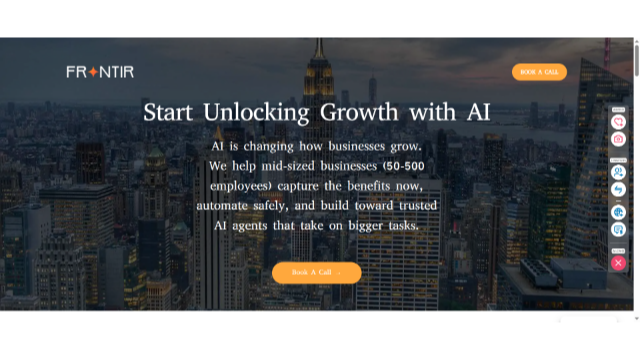 Frntir: AI-Powered Growth Solutions for Mid-Sized Businesses
