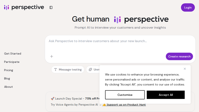 Customer Conversations at Scale - Perspective AI