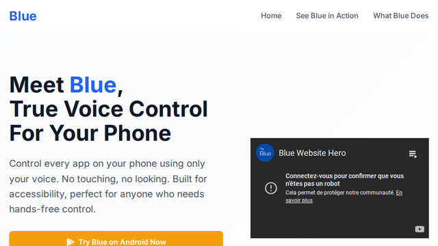 Blue - The voice assistant that can control every app on your phone