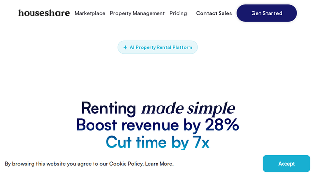 Houseshare - AI Property Rental Platform | Simplify Your Renting Journey