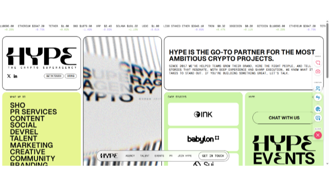 HYPE: The Crypto SuperAgency for Ambitious Projects