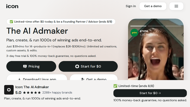 The AI Admaker | Icon