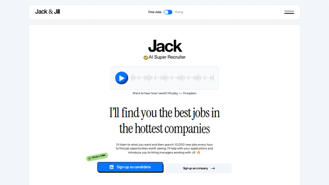 Jack & Jill - The AI Recruiters