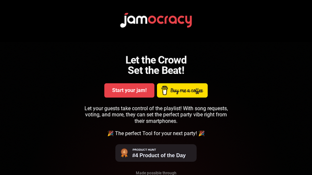 Jamocracy - Let the Crowd Set the Beat!