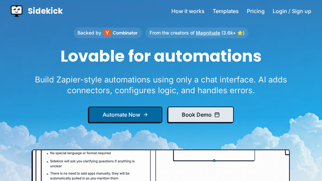 Sidekick | Automation for the rest of us