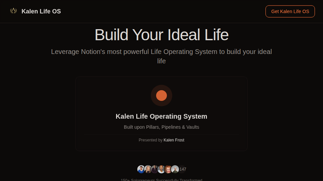 Kalen Life OS - Get 14 hours back weekly
