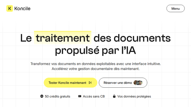 Koncile｜OCR IA - Captez toute information dans vos documents