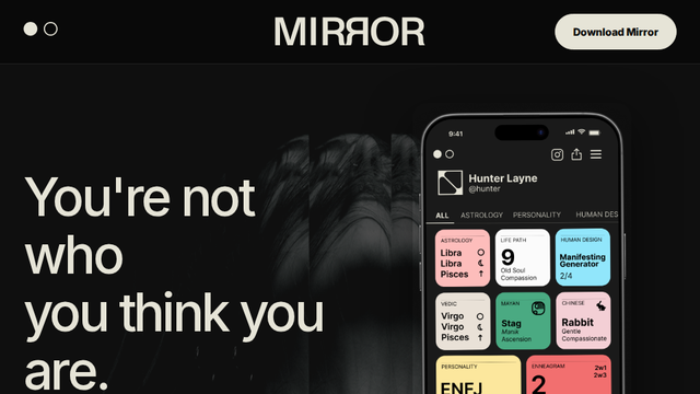 Mirror - You're not who you think you are