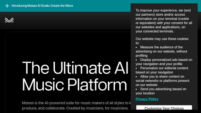 Moises App: The Musician's App | Vocal Remover & much more
