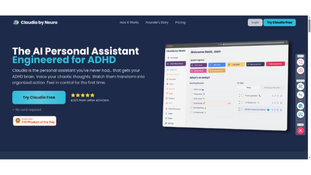 Claudia - AI ADHD Personal Assistant