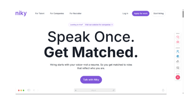 AI Hiring Platform – Replace Resumes with Voice Interviews