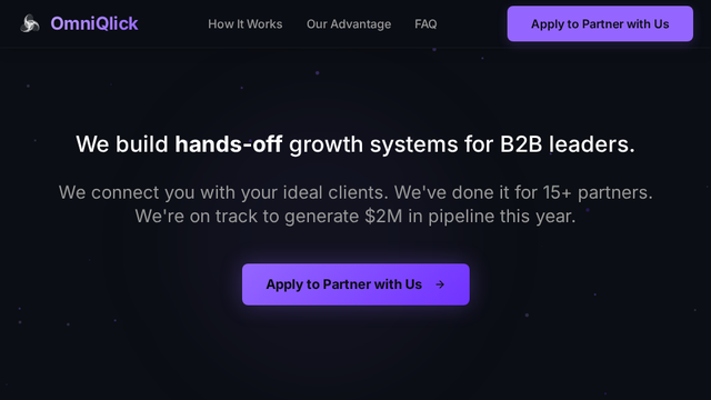 OmniQlick | Where B2B Connections Turn into Growth