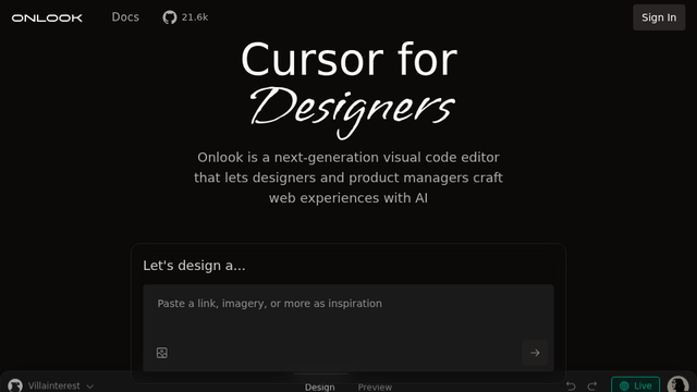 Onlook – Cursor for Designers