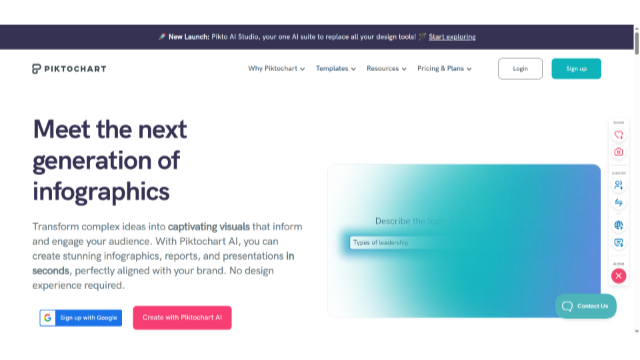 Infographic Maker Trusted By 14 Million Users - Piktochart
