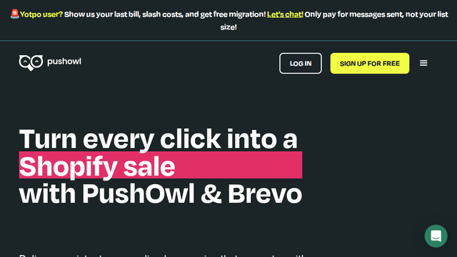 PushOwl | Unified Email, SMS & Web Push Solutions for your Shopify Store