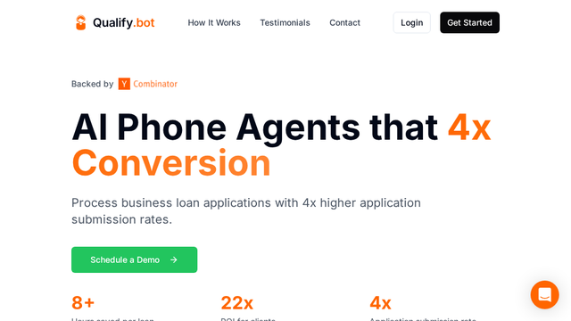 Qualify.bot | AI Voice Automation for Commercial Loan Brokers