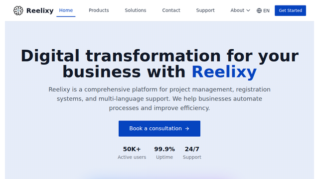 Reelixy - Project Management & Business Automation