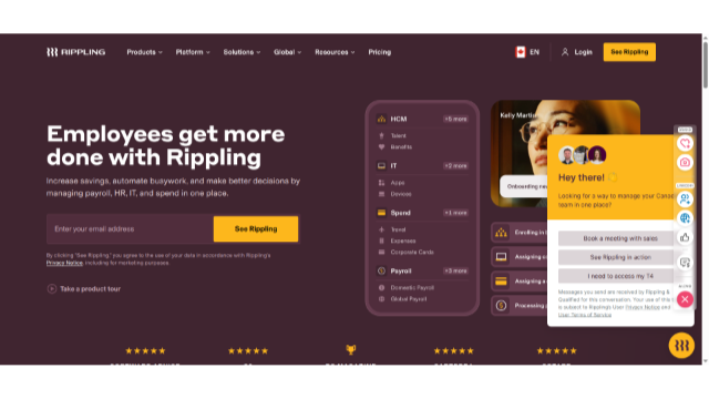 All-in-one HR Software built for Canadian businesses | Rippling Canada
