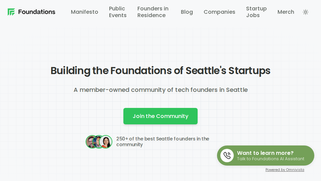 Foundations - In-person, Invite-only startup community in Seattle | Foundations - In-person, Invite-only startup community in Seattle