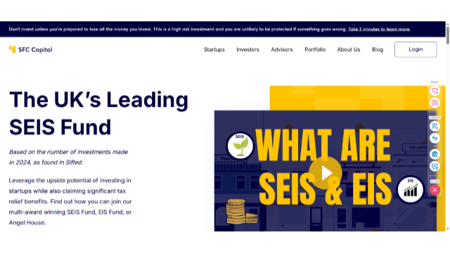 The leading SEIS fund | SFC Capital