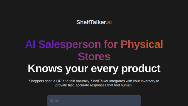 ShelfTalker: Your AI Sales Assistant for Grocery Stores