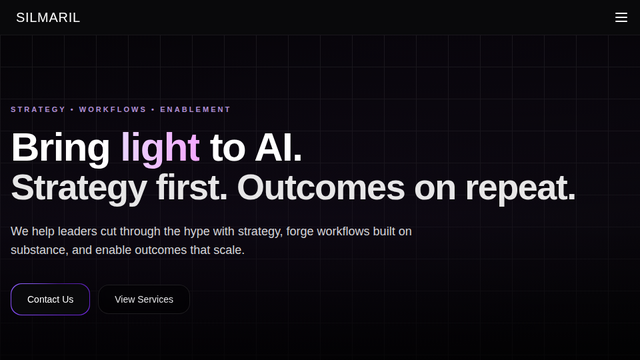 Silmaril - Strategy-first AI consultancy