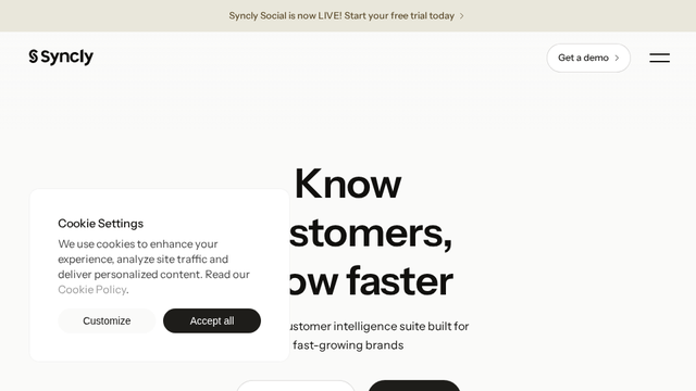 Syncly: AI-Powered Customer Intelligence