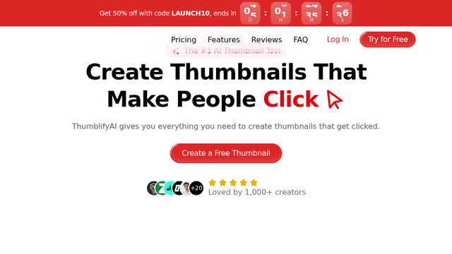 ThumblifyAI – AI-Powered Thumbnail Generator