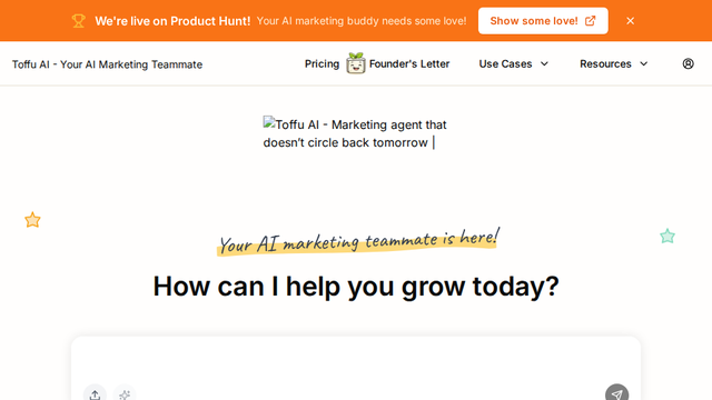 Toffu AI | Your AI Marketing Teammate & Automation Platform